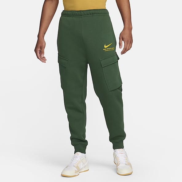 Nike Swoosh Men’s Joggers Fleece Pants sportswear Activewear Black 2XL  DD6001
