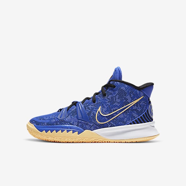 blue and black basketball shoes