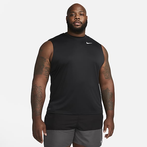 Nike Dri-FIT Playera de natación Hydroguard sin mangas para hombre (talla amplia)