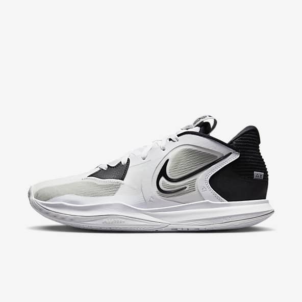 White Kyrie Irving Shoes. Nike BE