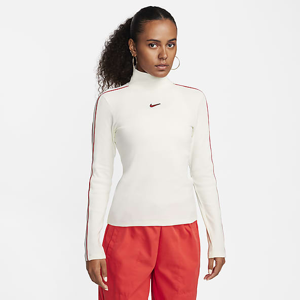 Ripley - LICRA NIKE MUJER UPF 40+ MANGA LARGA - BLANCO