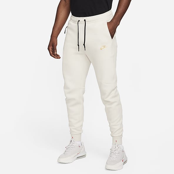Nike Trend Fleece loose fit cuffed sweatpants in pale brown