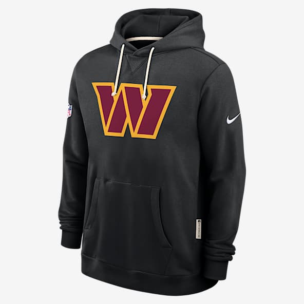 Washington Commanders Initial Home Sideline Sudadera con gorro sin cierre Nike Dri-FIT de la NFL para hombre