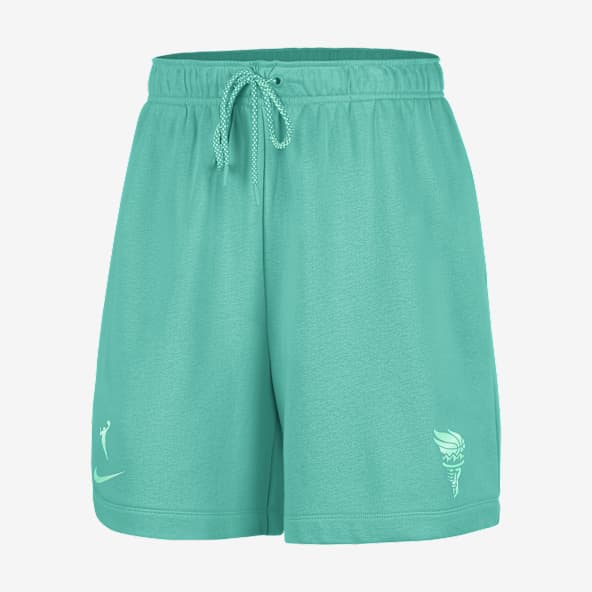 New York Liberty Shorts Nike de tejido Fleece de la WNBA de 15 cm para mujer