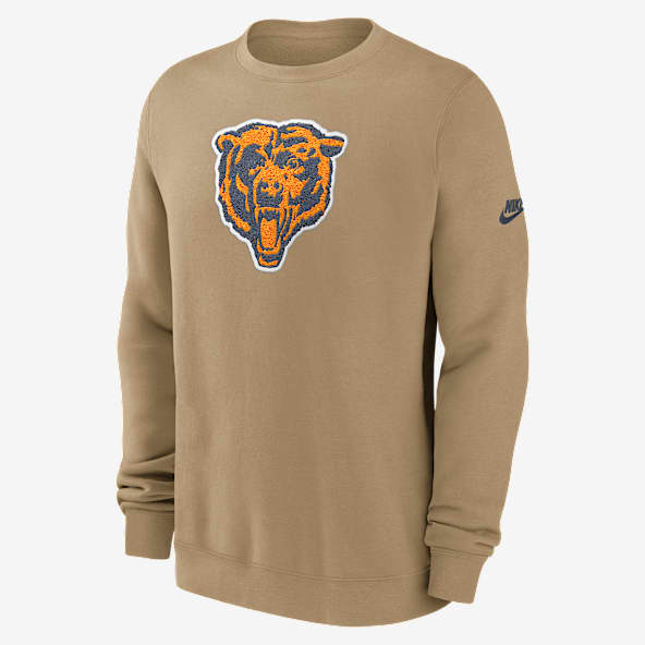 Chicago Bears Swing Pass Rewind Club Men's Nike NFL Pullover Crew