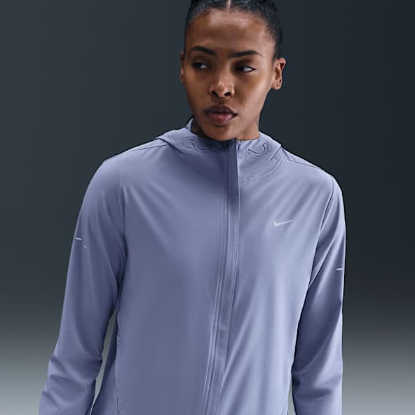 Nike Swift Chamarra de correr Repel plegable para mujer