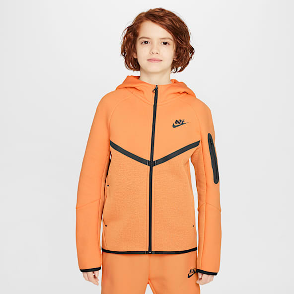 Nike Sportswear Tech Fleece Sudadera con gorro de cierre completo para niños talla grande