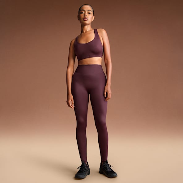 NikeSKIMS Shine Women's High-Waisted Bonded 26" Leggings