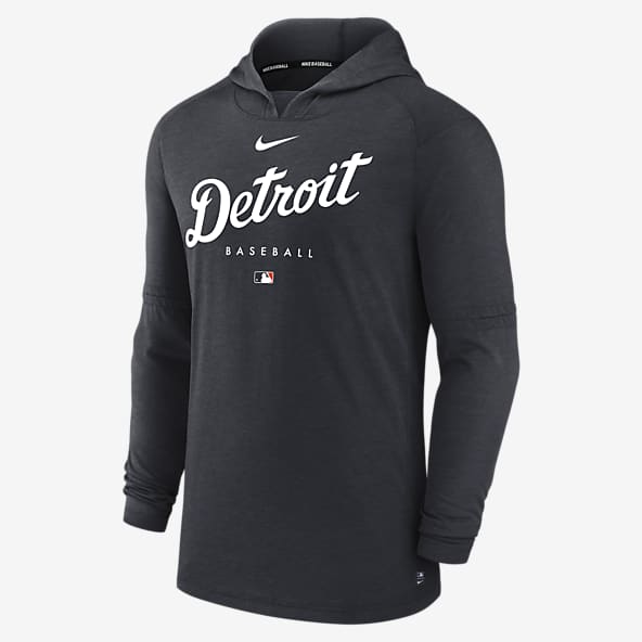 Detroit Tigers Mens Nike Replica Alt Jersey - Navy Blue
