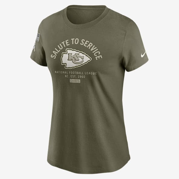 Kansas City Chiefs Salute to Service Sideline Women's Nike NFL T-Shirt