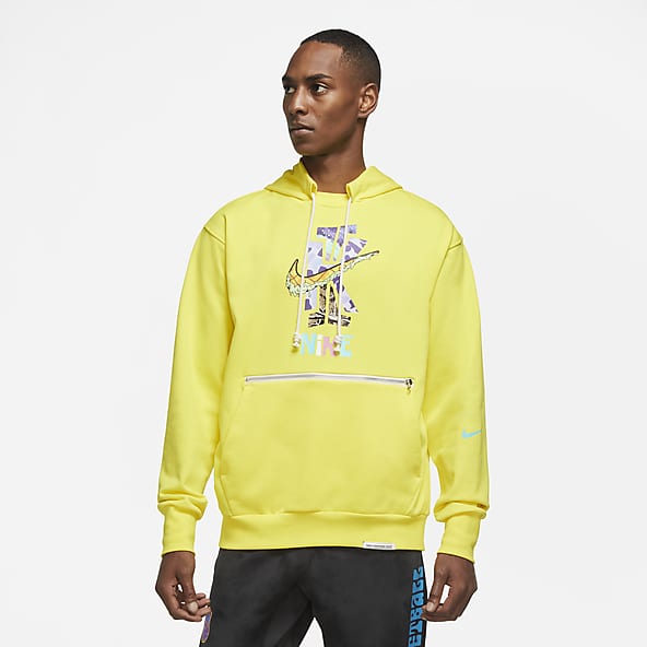 yellow nike pullover
