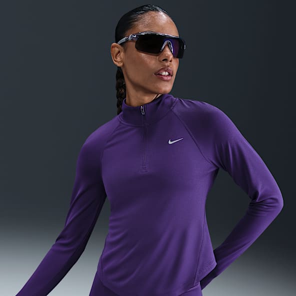 Nike Tempo Camiseta de running Dri-FIT con cremallera de 1/4 - Mujer