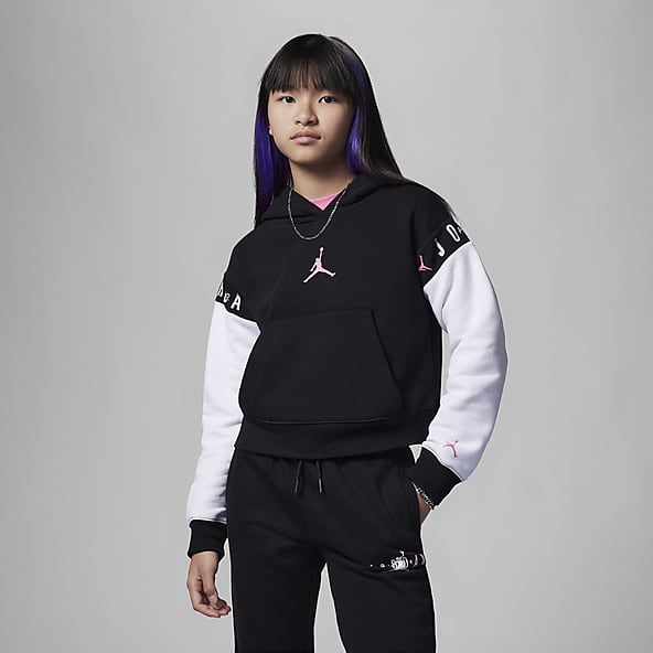 Jordan Holiday Shine Glitter Pullover Hoodie Big Kids' Hoodie