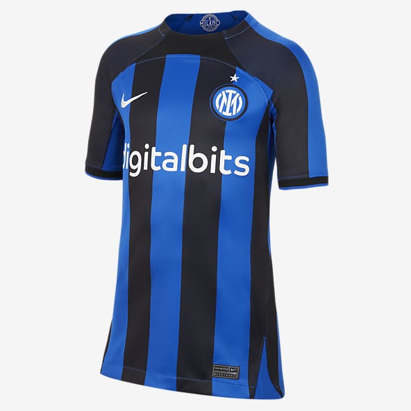 Felpa Allenamento INTER FC Nike Mezza zip Drill Top THIRD Uomo 2023 24  Azzurro Arancione
