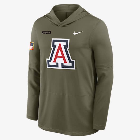 Arizona 2025 Military Appreciation Arizona 2025 Military Appreciation Men's Nike Dri-FIT College Long-Sleeve Hooded Top