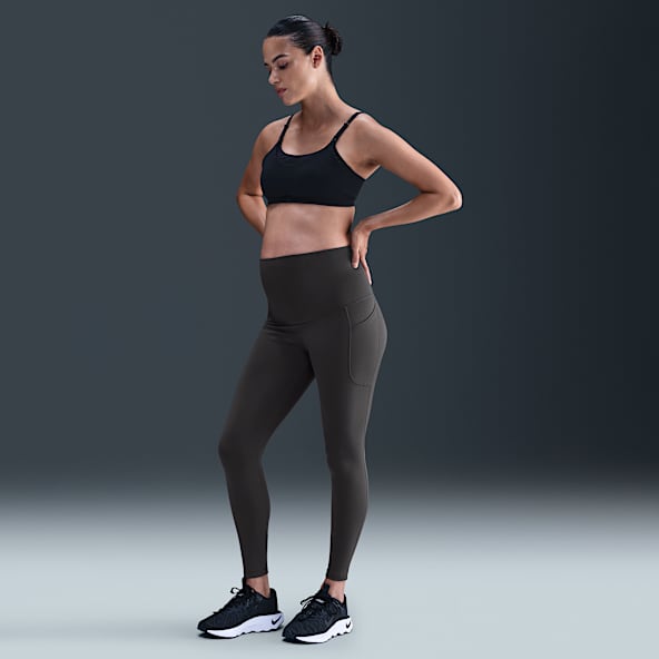 Nike (M) One Women's High-Waisted 7/8 Leggings with Pockets (Maternity)