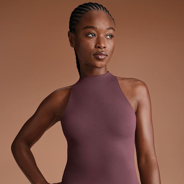 NikeSKIMS Matte Women's Mock-Neck Racerback Tank Top