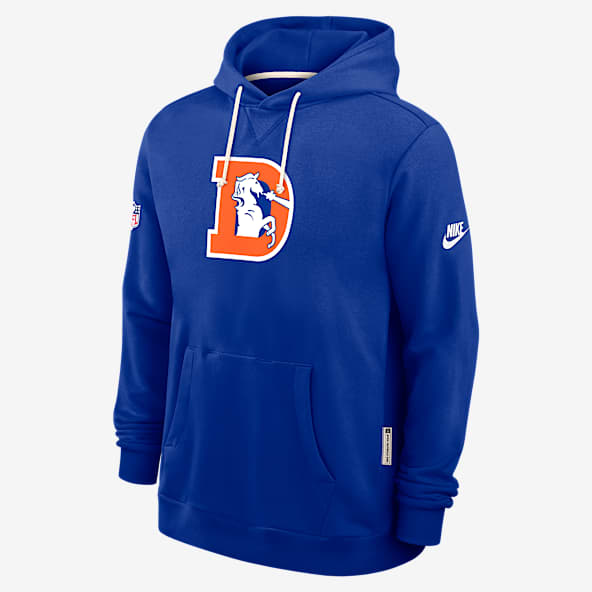 Denver Broncos Alt Offensive Set Play Sideline Men's Nike Dri-FIT NFL Pullover Hoodie