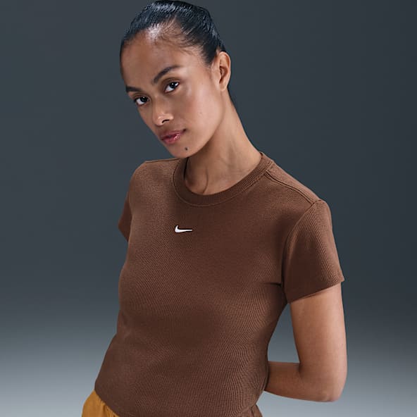 Nike Sportswear Women's Tight Ribbed Short-Sleeve T-Shirt