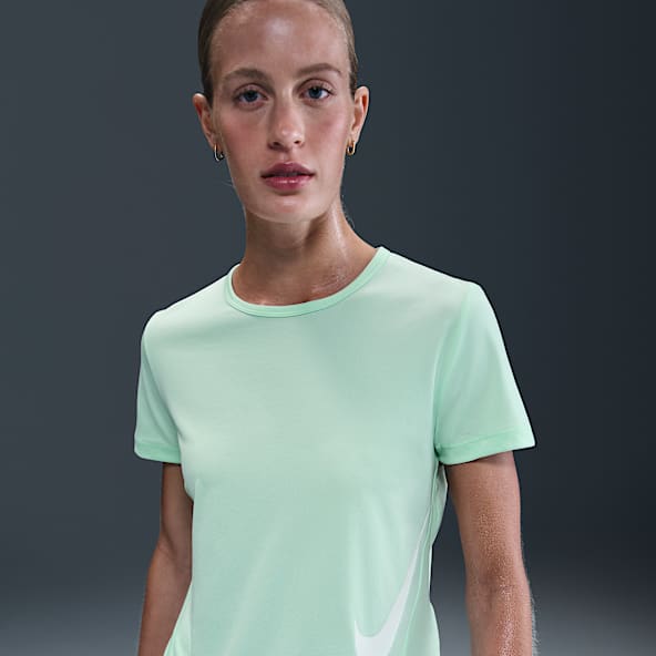 Nike Tempo Swoosh Run Playera de correr de manga corta Dri-FIT para mujer