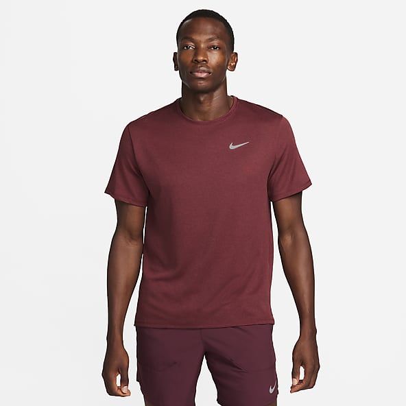 Nike miler outlet red t shirt