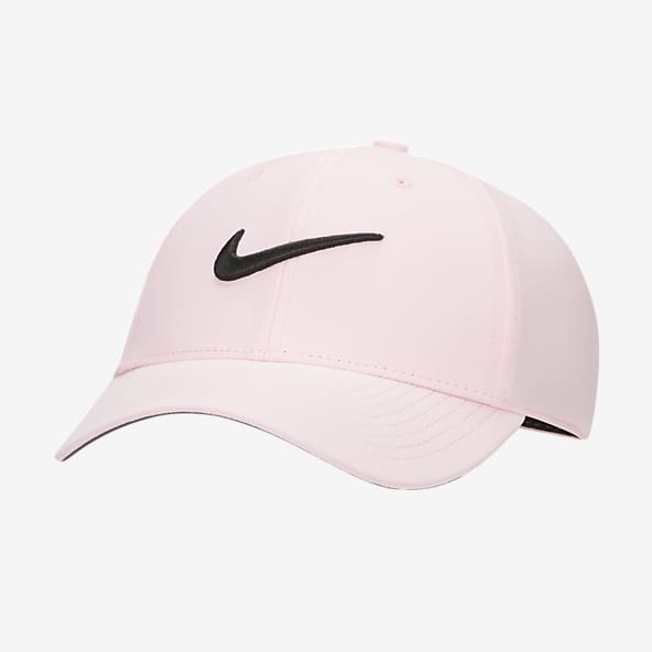Nike AW84 Dri Fit Women’s Pink Hat Camp Running 5 Panel Reflective Cap  Swoosh
