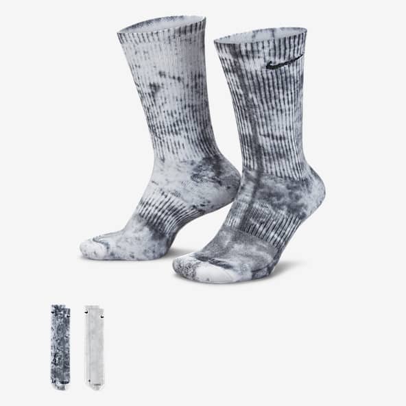 Nike SX4508 Lot de 12 paires de chaussettes pour homme et femme,  conviennent au tennis, à la course, en blanc, noir et gris, Noir , 36 :  : Mode