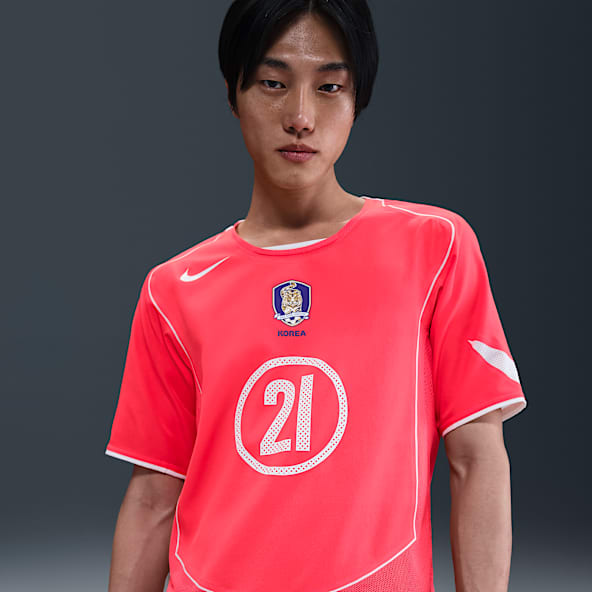 박지성 대한민국 2004 토탈 90 레트로 남성 나이키 축구 레플리카 저지