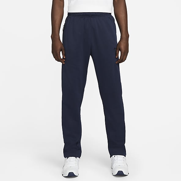 Nike Therma Pants de fitness con dobladillo abierto Therma-FIT para hombre