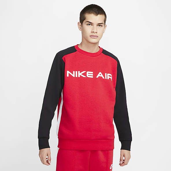 Red and white nike jumper Clearance