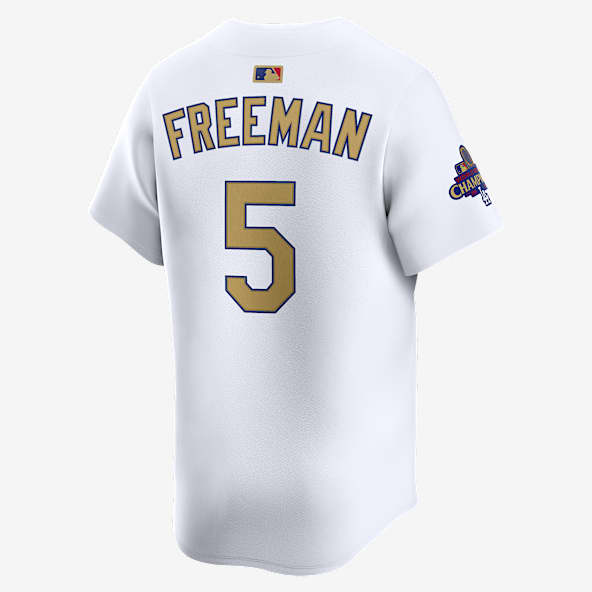フレディ フリーマン ロサンゼルス ドジャース 2024 ワールド シリーズ チャンピオンズ ゴールド メンズ ナイキ Dri-FIT ADV MLB リミテッド ユニフォーム