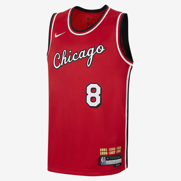 Kids Red Chicago Bulls Kits & Jerseys. Nike CZ