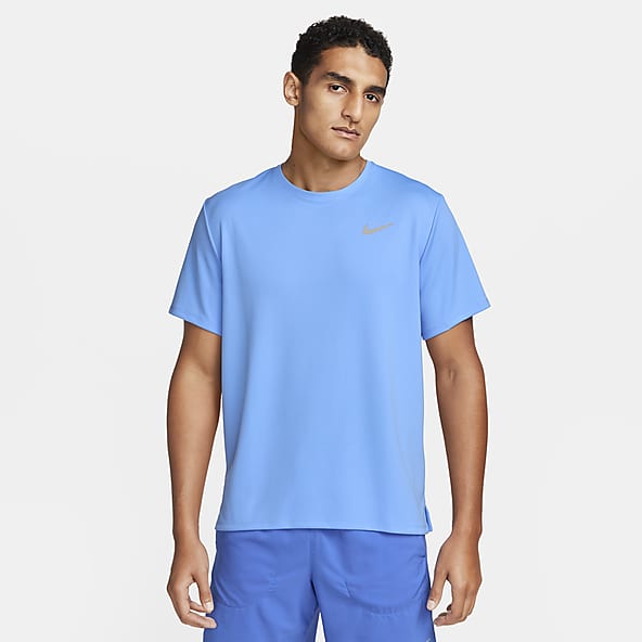 T-shirt de Running Jaune Fluo Homme Nike Dry Top