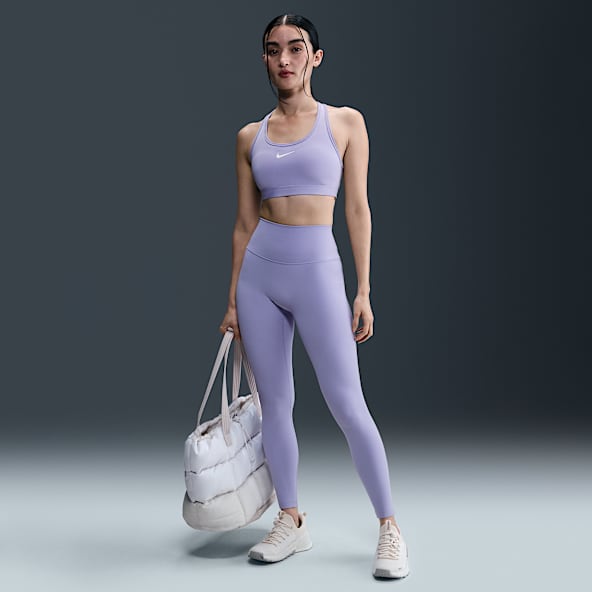 Nike One Seamless Front Leggings de tiro alto de largo completo para mujer