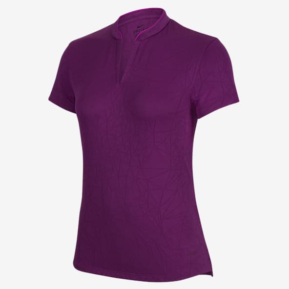 purple nike shirt