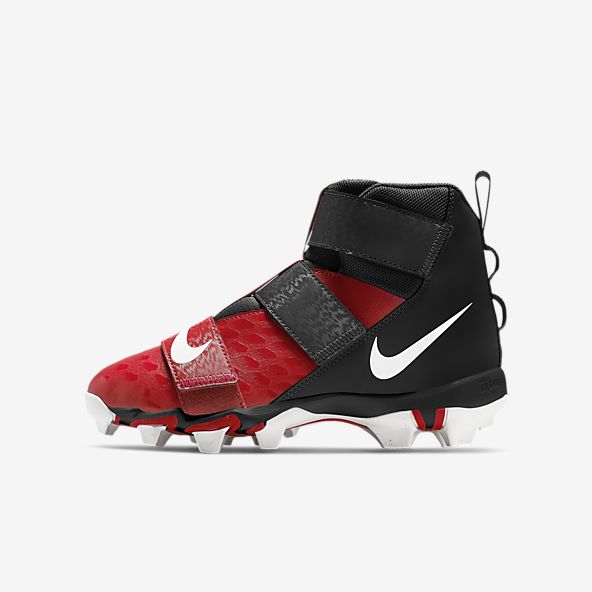 youth football cleats red
