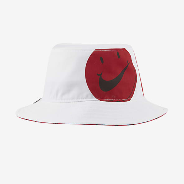nike bucket hat red