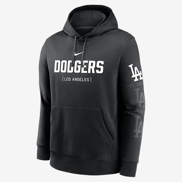 Los Angeles Dodgers Fashion Club Sudadera con gorro sin cierre Nike de la MLB para hombre