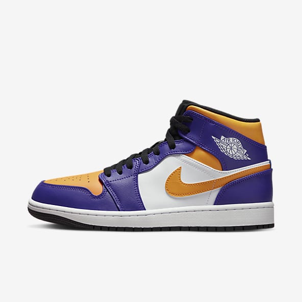 Jordan 1 Purple Shoes. Nike GB