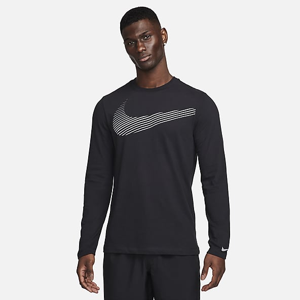 Mens Nike Yoga Dri Fit Training T-Shirt Size L Black DM7825 010 Retail:  $50.00