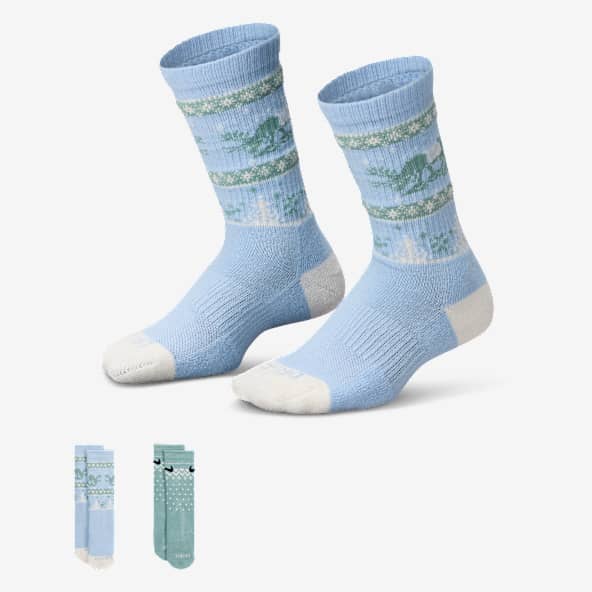Nike Calcetas Dri-FIT Fairisle para niños talla pequeña (2 pares)