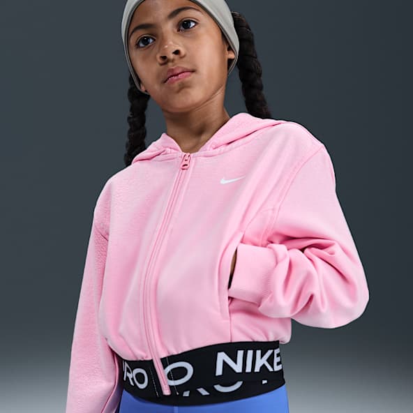 Nike Pro Fleece Dri-FIT-Kapuzenjacke (ältere Kinder) (Mädchen)