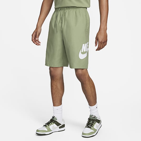 mens nike shorts green