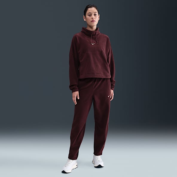 Nike One Women's Therma-FIT Mid-Rise Fleece Pants