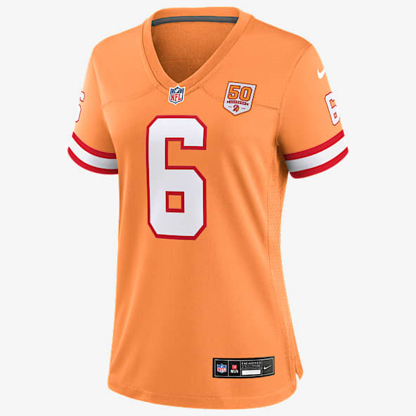 Baker Mayfield Tampa Bay Buccaneers 50th Anniversary Women’s Nike NFL Game Jersey