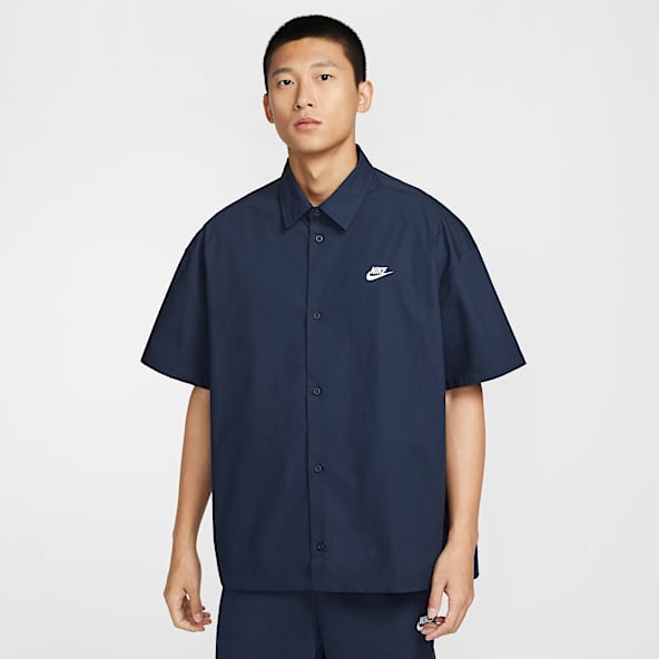 Nike Club Men's Short-Sleeve Button-Down Shirt
