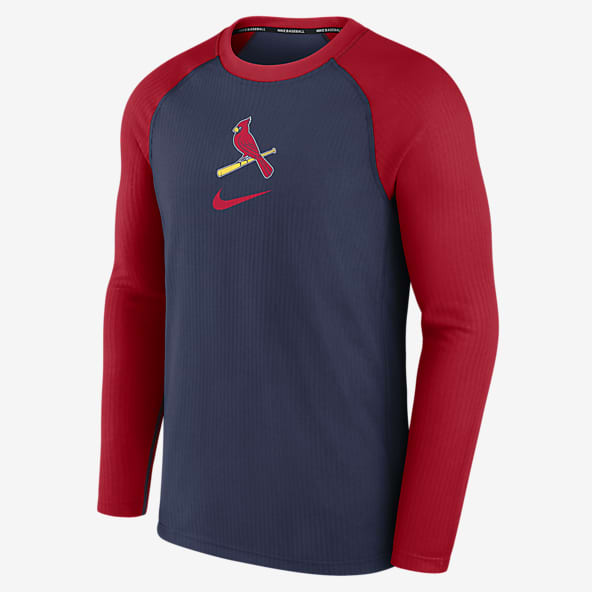 Men's Nike Red/Navy St. Louis Cardinals Authentic Collection Short Sleeve  Hot Pullover Jacket