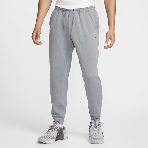 Grey nike dri fit pants discount
