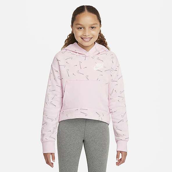 nike hoodie light pink