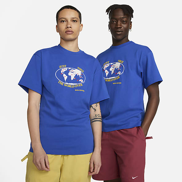 T shirt nike donna blu new arrivals